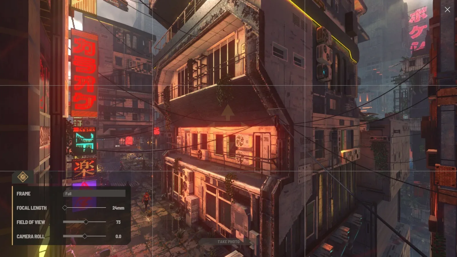 Nivalis Nights Photo Mode interface with Take Photo control